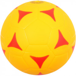 Mini futball labda narancssárga, sárga Sportszer Aktivsport