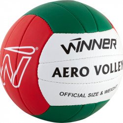 Röplabda Winner Aero PU piros-fehér-zöld Sportszer Winner