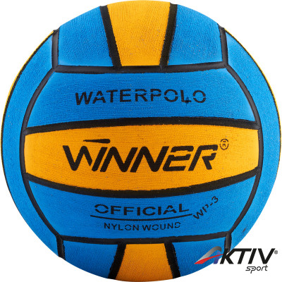 Vízilabda Winner No3, gumi kék-sárga
