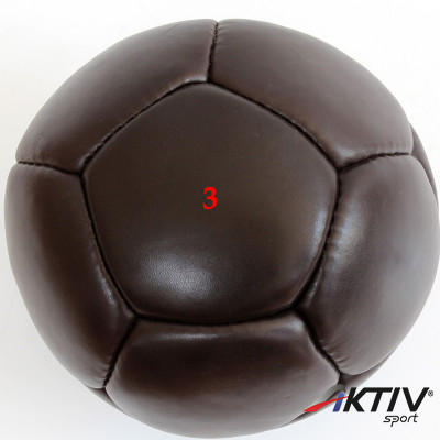 Medicinlabda 3 kg, bőr, Saman fekete
