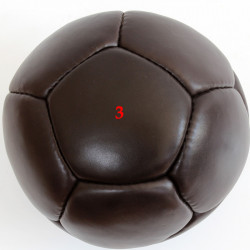 Medicinlabda 3 kg, bőr, Saman fekete Fitness