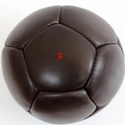 Medicinlabda 3 kg, bőr, Saman fekete Fitness