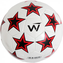 Winner Kick Star futball labda méret: 5 fehér-piros-fekete