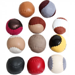 Hajítólabda, bőr, 2 szeletes