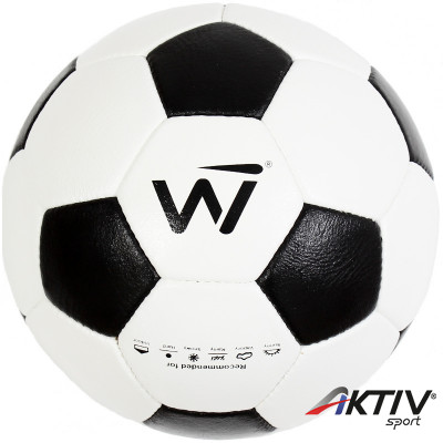 Futball labda Winner bőr pöttyös 5.