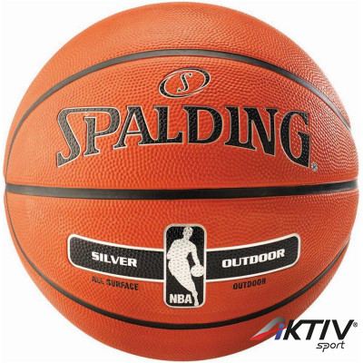 Kosárlabda Spalding NBA Silver kültéri méret: 5
