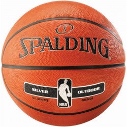 Kosárlabda Spalding NBA Silver kültéri méret: 5 Sportszer Spalding
