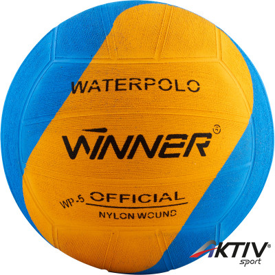 Vízilabda Winner Wp Swirl kék-sárga No.5