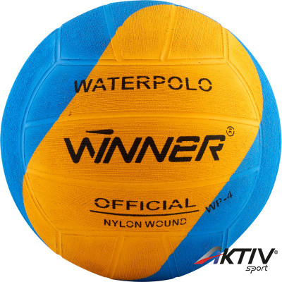 Vízilabda Winner Wp Swirl kék-sárga No.4