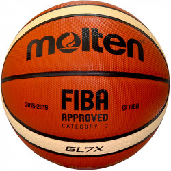 Kosárlabda Molten GL7X bőrolimpiai versenylabda Sportszer Molten