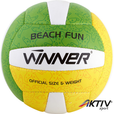 Beach Fun röplabda zöld-sárga