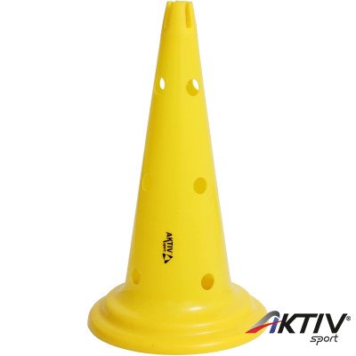 Aktivsport Labdarúgó bója 50 cm magas 4x3 darab lyukkal sárga
