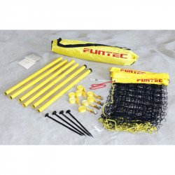 Strandröplabda állvány szett Fun Volley 8,5 m hálóval Sportszer