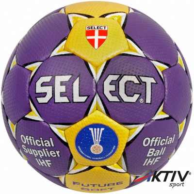 Kézilabda Select Future Soft lila - sárga
