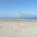 Strandröplabda állvány szett Beach Masters 9,5 m hálóval