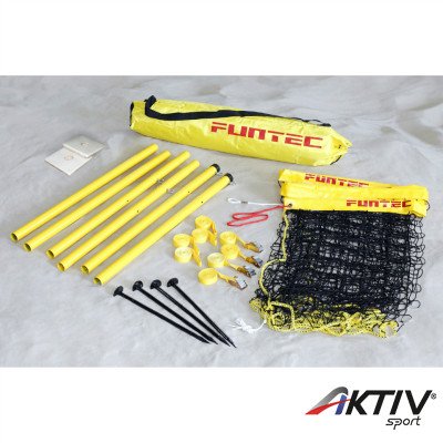 Strandröplabda állvány szett Fun Volley 9,5 m hálóval