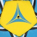 Kézilabda Select Phantom sárga-kék méret: 0