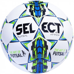 Futsal labda Select Attack fehér-kék Sportszer Select