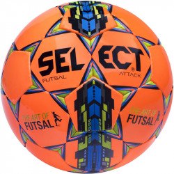 Futsal labda Select Attack narancs-kék Sportszer Select