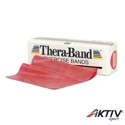 Gumiszalag Thera-Band piros 5,5 m közepes