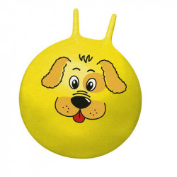 Kenguru labda 50 cm sárga kutya mintával Sportszer