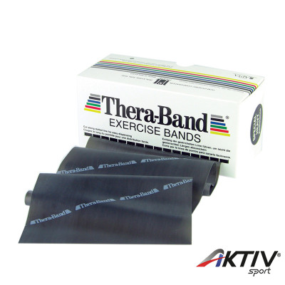 Gumiszalag Thera-Band fekete 5,5 m szuper erős