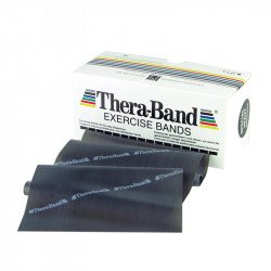 Gumiszalag Thera-Band fekete 5,5 m szuper erős Fitness Thera-Band