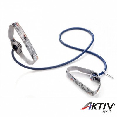 Thera-Band gumikötél fix fogantyúval 1,4 m kék extra erős