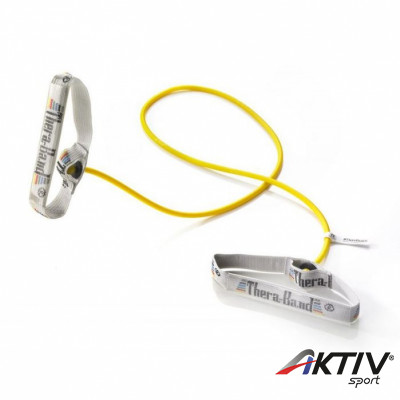 Thera-Band gumikötél fix fogantyúval 1,4 m sárga gyenge