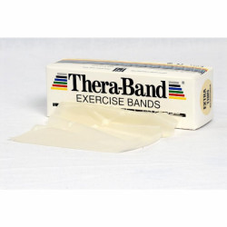 Gumiszalag Thera-Band bézs 5,5 m extra vékony Fitness Thera-Band