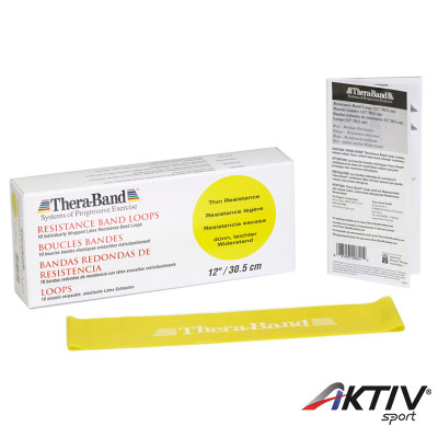 Thera-Band gumiszalag hurok 30,5 cm sárga gyenge