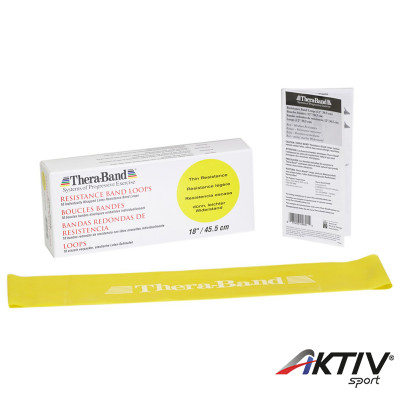Thera-Band gumiszalag hurok 45,5 cm sárga gyenge