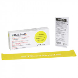 Thera-Band gumiszalag hurok 45,5 cm sárga gyenge Fitness Thera-Band