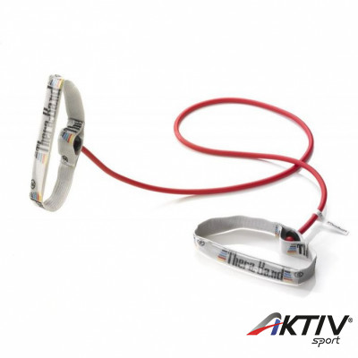 Thera-Band gumikötél flex.fogantyúval 1,4 m piros közepes