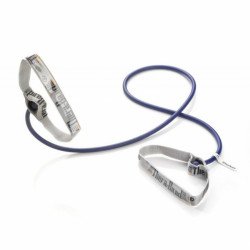 Thera-Band gumikötél flex.fogantyúval 1,4 m kék extra erős Fitness Thera-Band