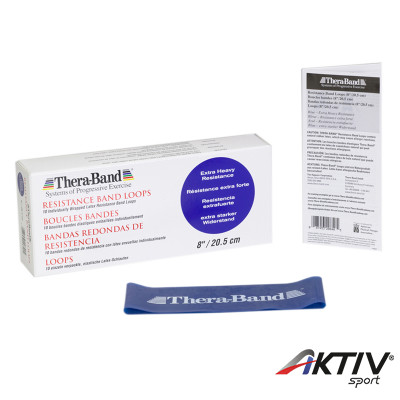 Thera-Band gumiszalag hurok 20,5 cm kék extra erős