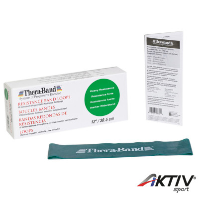 Thera-Band gumiszalag hurok 30,5 cm zöld
