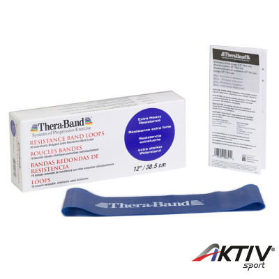 Thera-Band gumiszalag hurok 30,5 cm kék extra erős