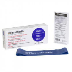 Thera-Band gumiszalag hurok 30,5 cm kék extra erős Fitness Thera-Band