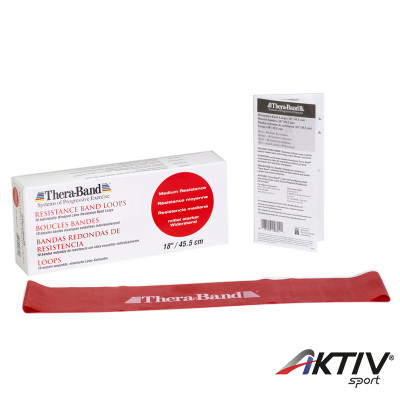 Thera-Band gumiszalag hurok 45,5 cm piros közepes