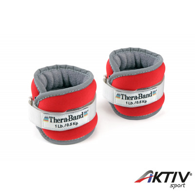Tépőzáras csuklósúly Thera-Band 0,5 kg piros