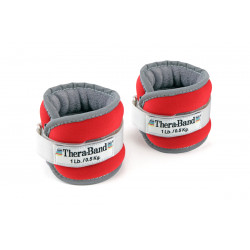 Tépőzáras csuklósúly Thera-Band 0,5 kg piros Fitness Thera-Band