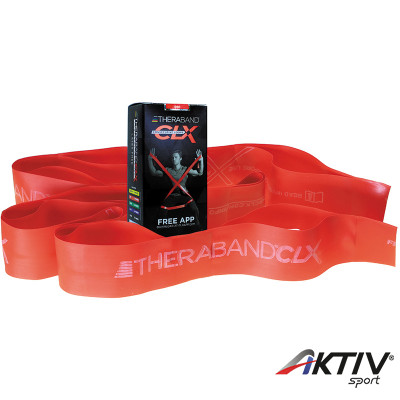 Thera-band CLX Consecutive Loop 2,2 m közepes, piros