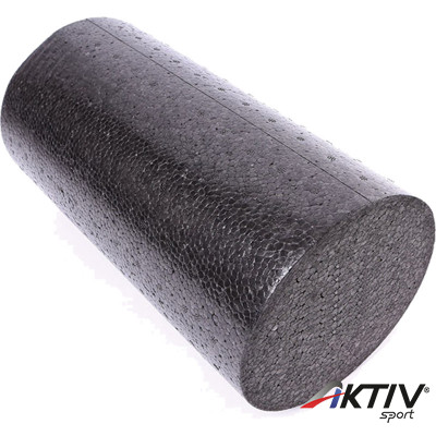 Masszírozó henger 66fit 15x30 cm fekete kemény