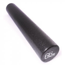 Masszírozó henger 66fit 15x90 cm fekete kemény Fitness 66fit