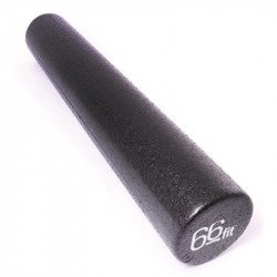 Masszírozó henger 66fit 15x90 cm fekete kemény Fitness 66fit