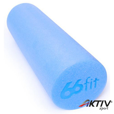 Elite Foam Roller 66fit 15x45 cm kék