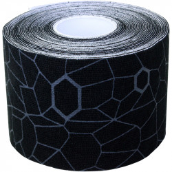 Kineziológiai tapasz Thera-Band 500x5 cm fekete, szürke mintával Sportszer Thera-Band