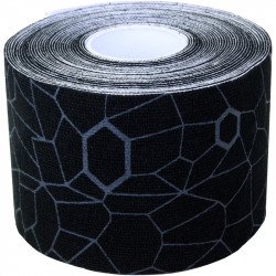 Kineziológiai tapasz Thera-Band 500x5 cm fekete, szürke mintával Sportszer Thera-Band