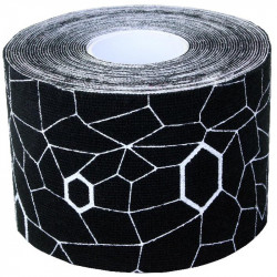 Kineziológiai tapasz Thera-Band 500x5 cm fekete, fehér mintával Sportszer Thera-Band